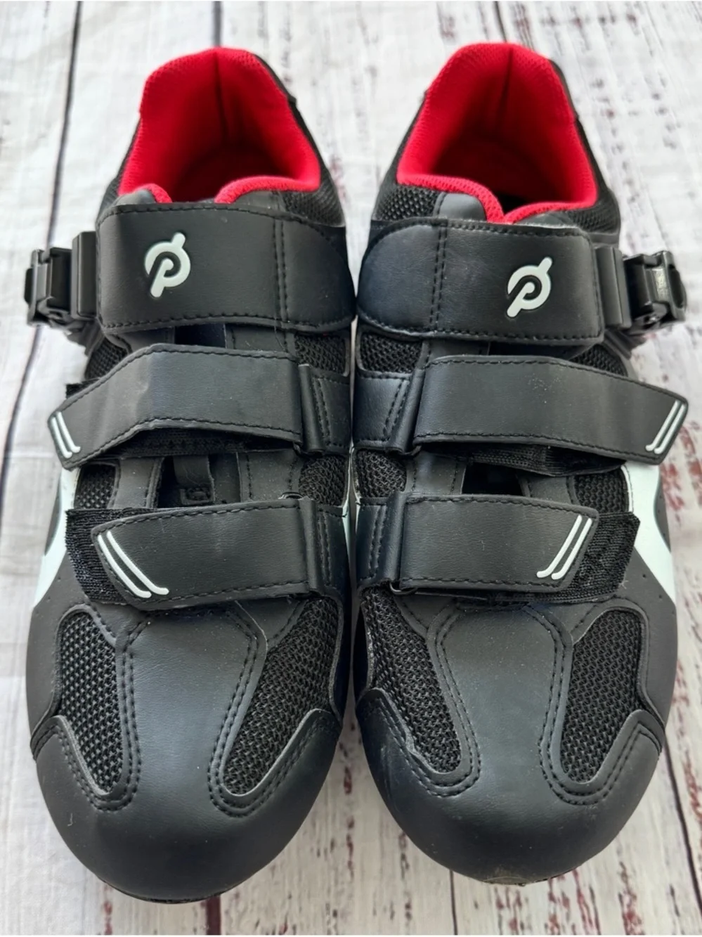 Perfect Peloton cycling bike shoes with look delta cleats EU 43 US men's 10